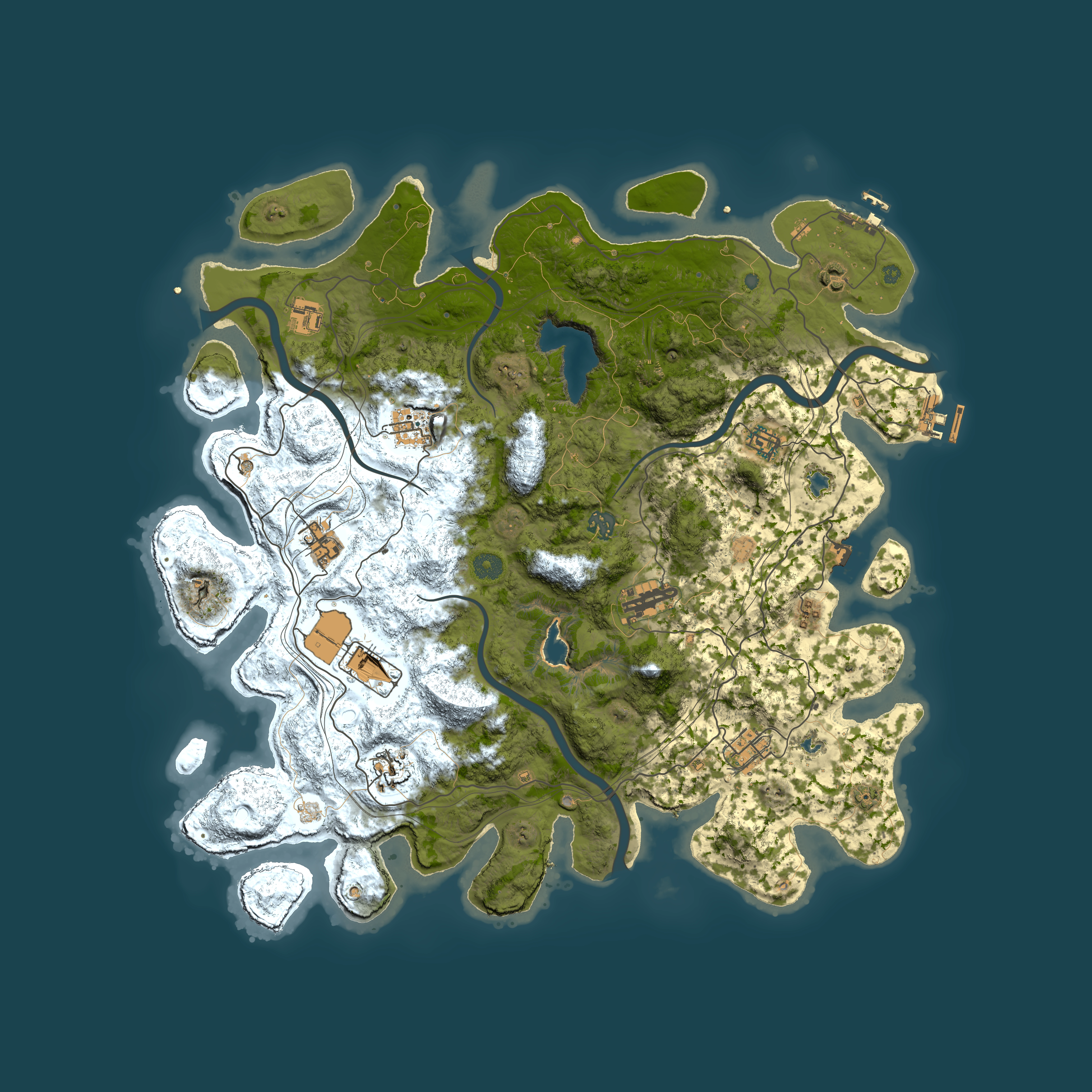 Full top-down render of Rust map seed 2143341036, 4500x4500m