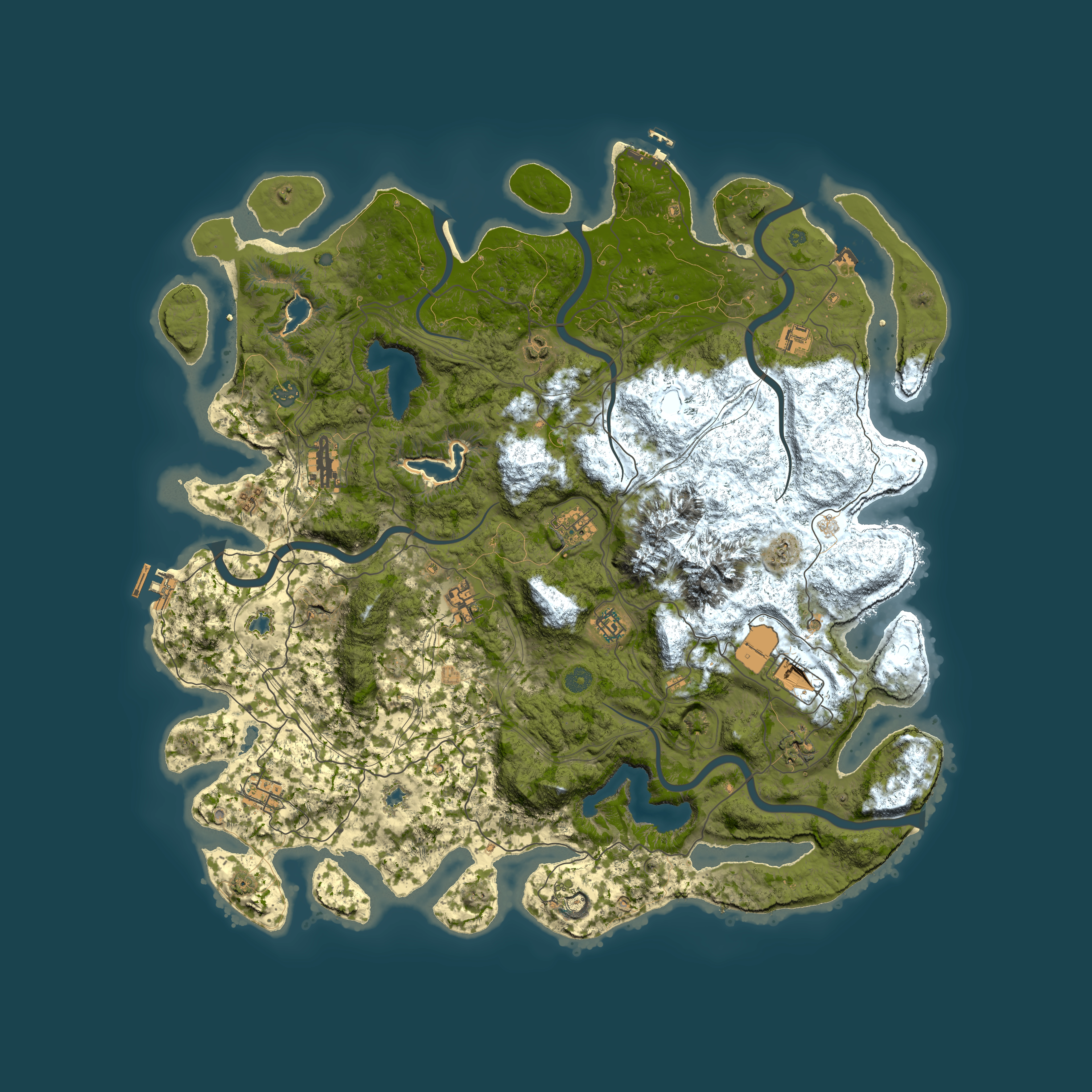 Full top-down render of Rust map seed 1972550253, 5000x5000m