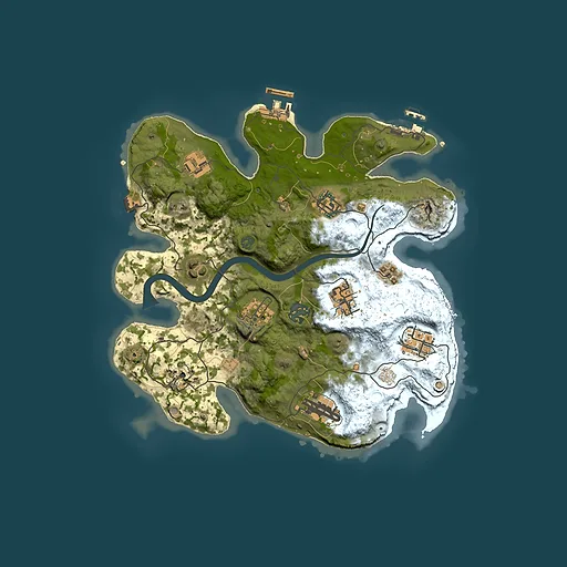 Rust map seed 1716581625, 3000x3000m top-down preview