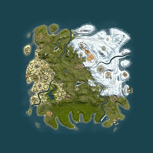 Rust map seed 1903364602, 4500x4500m top-down preview