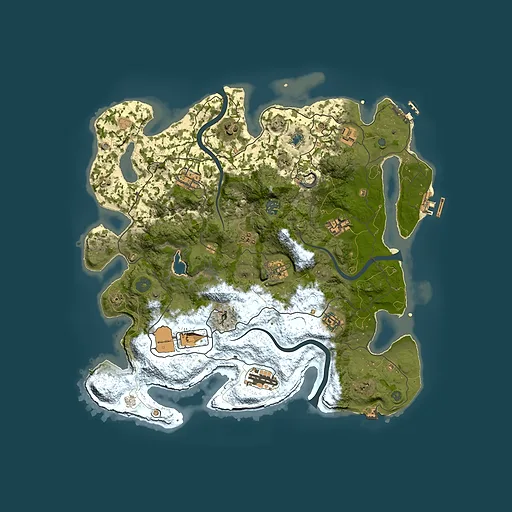 Rust map seed 619115929, 4000x4000m top-down preview