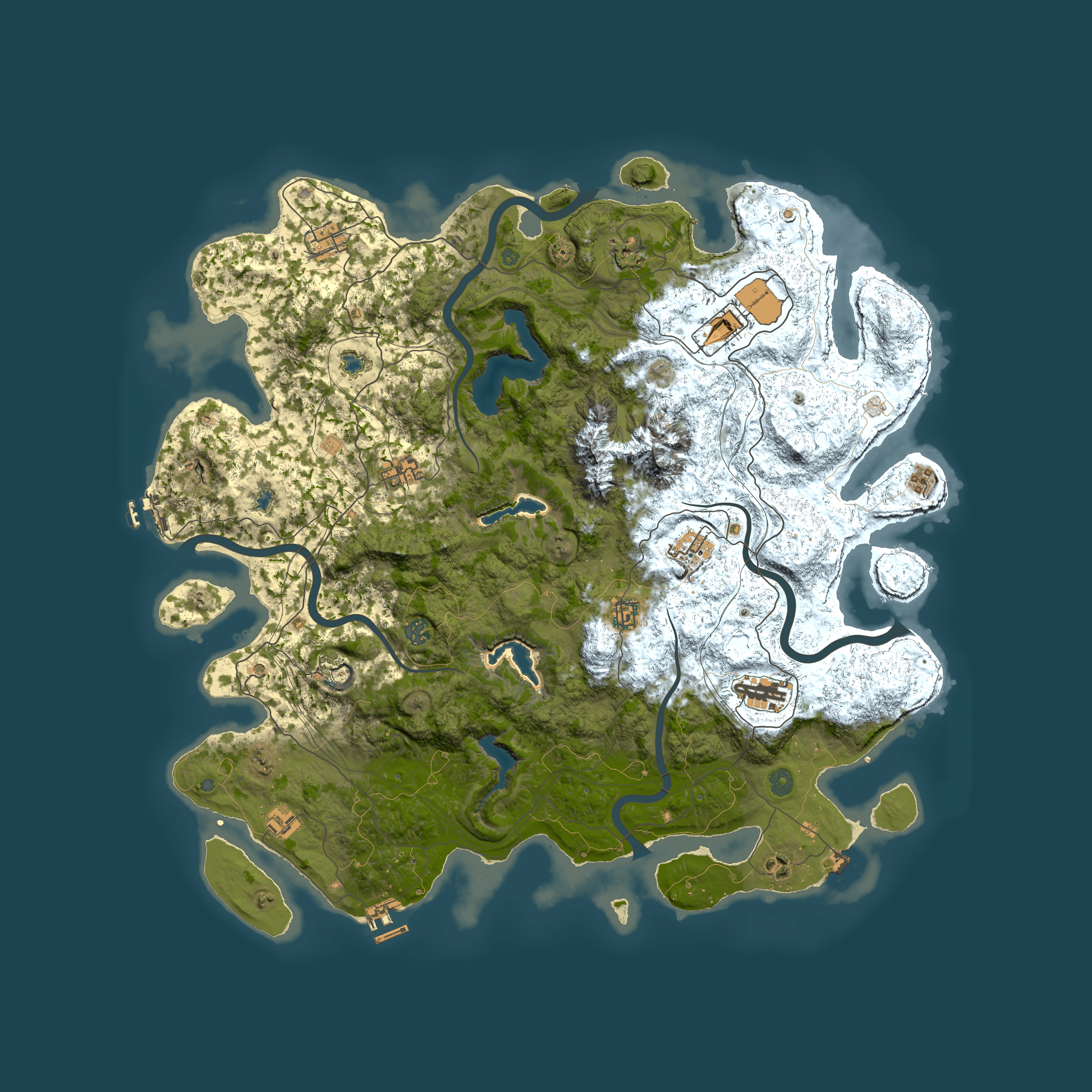 Full top-down render of Rust map seed 794083893, 5000x5000m