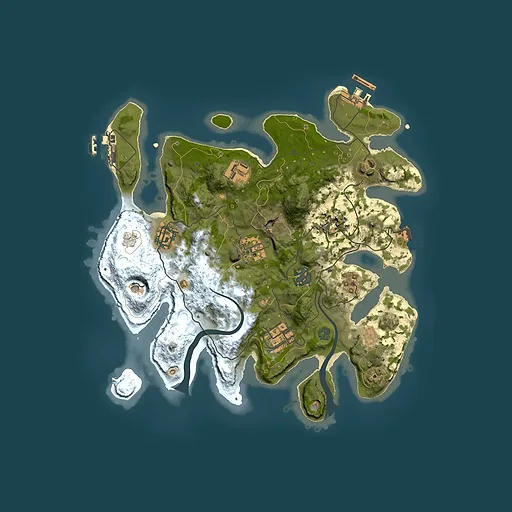Rust map seed 713880977, 3000x3000m top-down preview