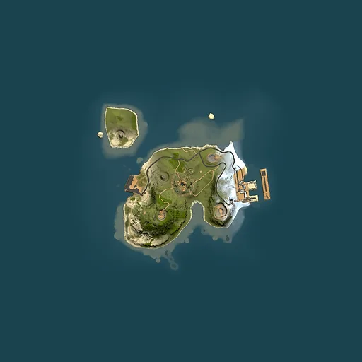 Rust map seed 533801585, 1500x1500m top-down preview
