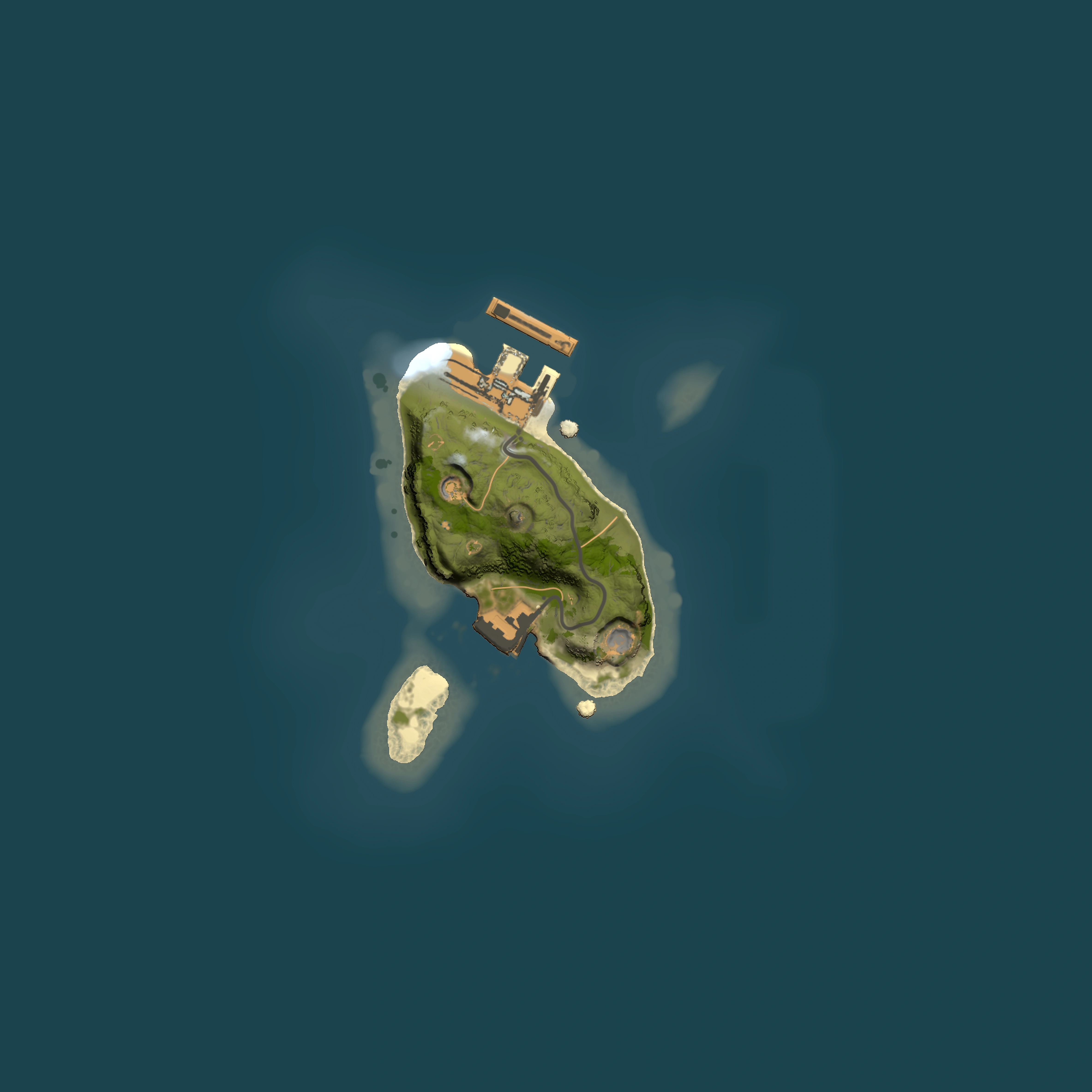 Full top-down render of Rust map seed 1017735649, 1500x1500m