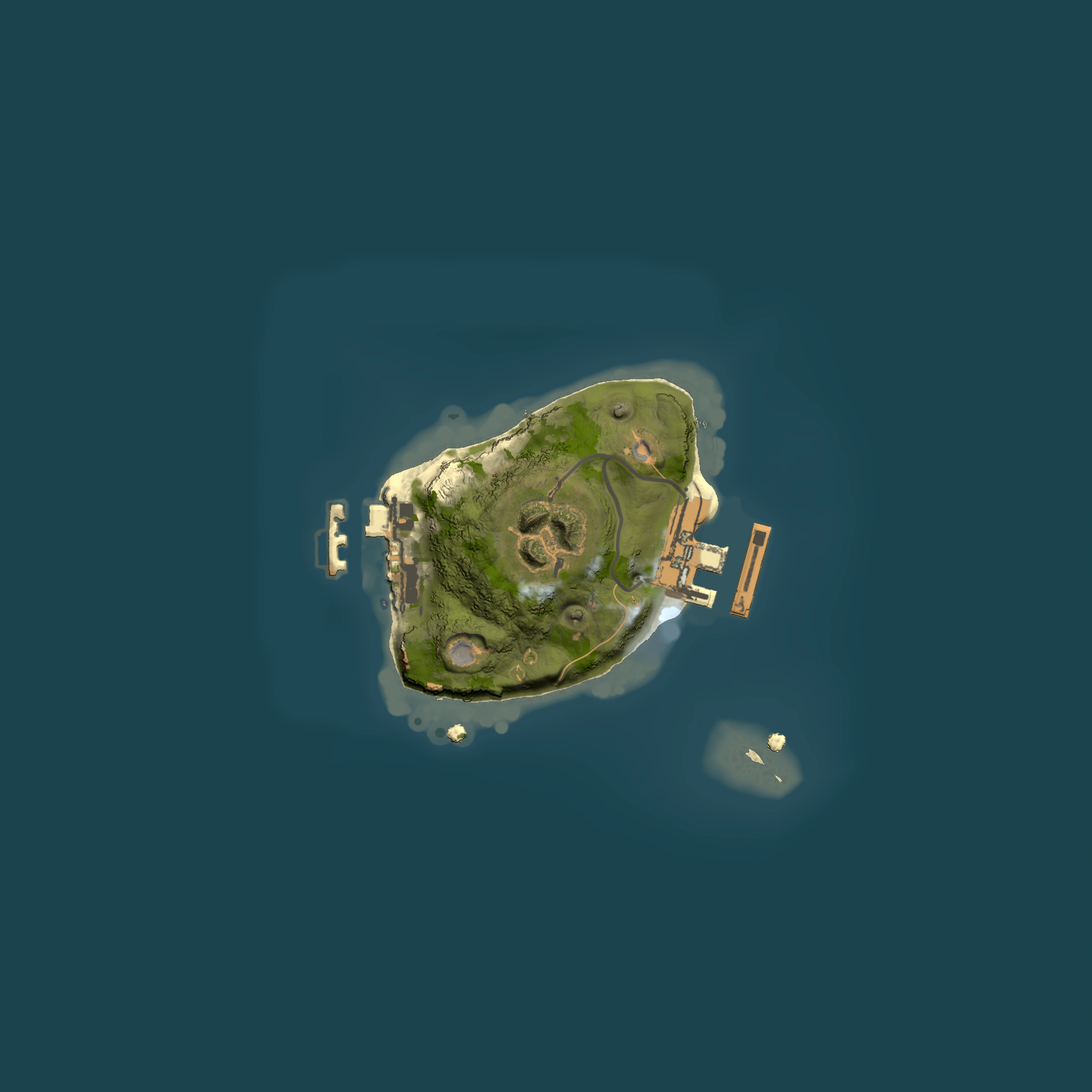 Full top-down render of Rust map seed 1931906962, 1500x1500m