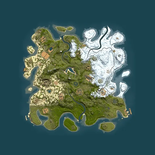 Rust map seed 1688375538, 4000x4000m top-down preview