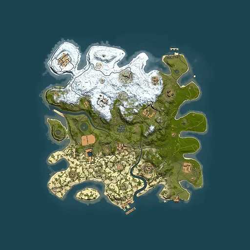 Rust map seed 1787517109, 3500x3500m top-down preview