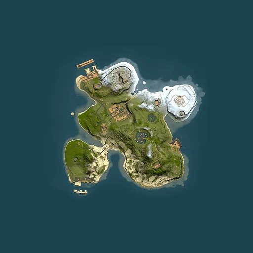 Rust map seed 1981766444, 2000x2000m top-down preview
