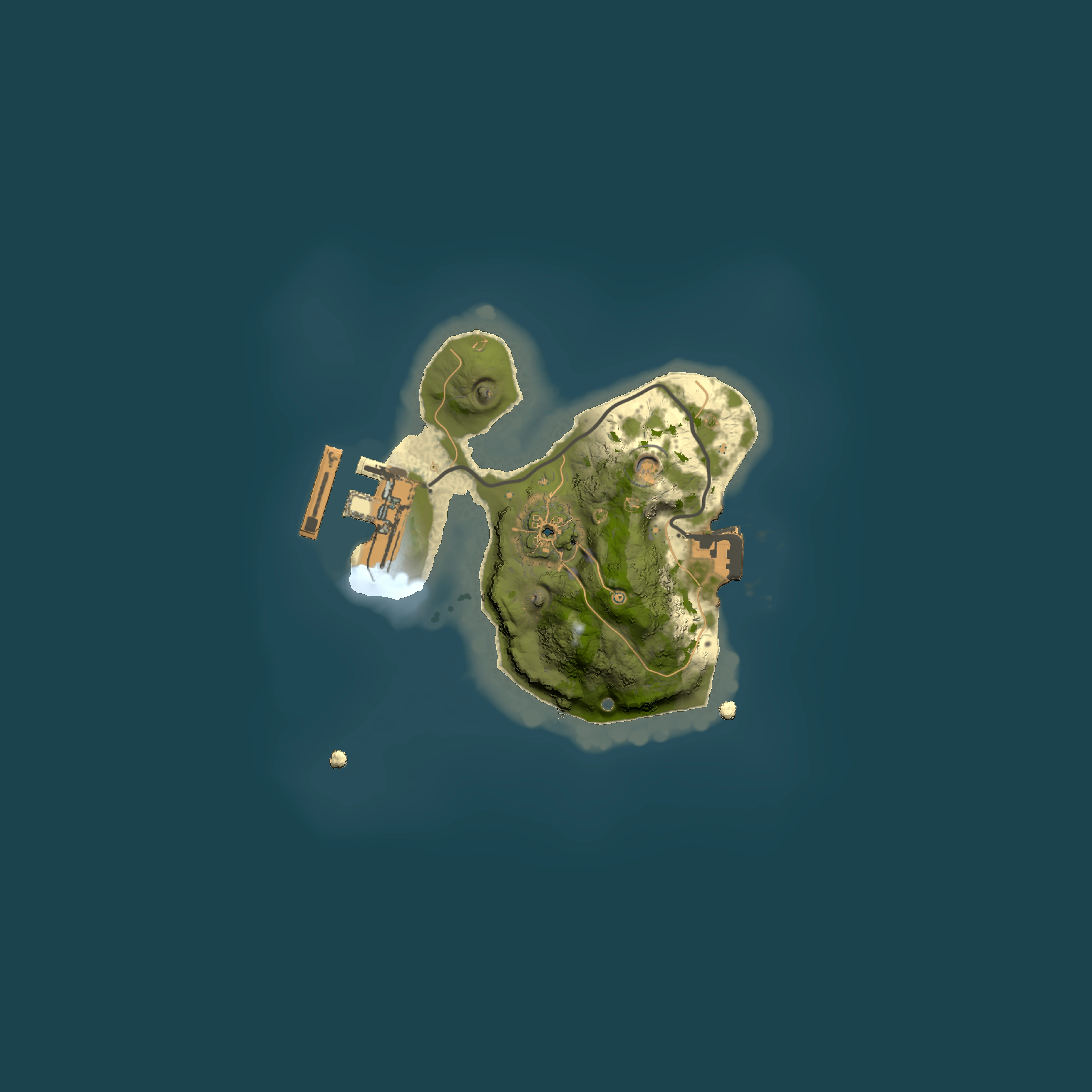 Full top-down render of Rust map seed 2117171584, 1500x1500m