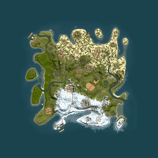 Rust map seed 882363163, 3500x3500m top-down preview