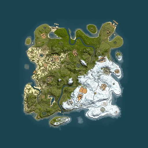 Rust map seed 472090691, 4000x4000m top-down preview