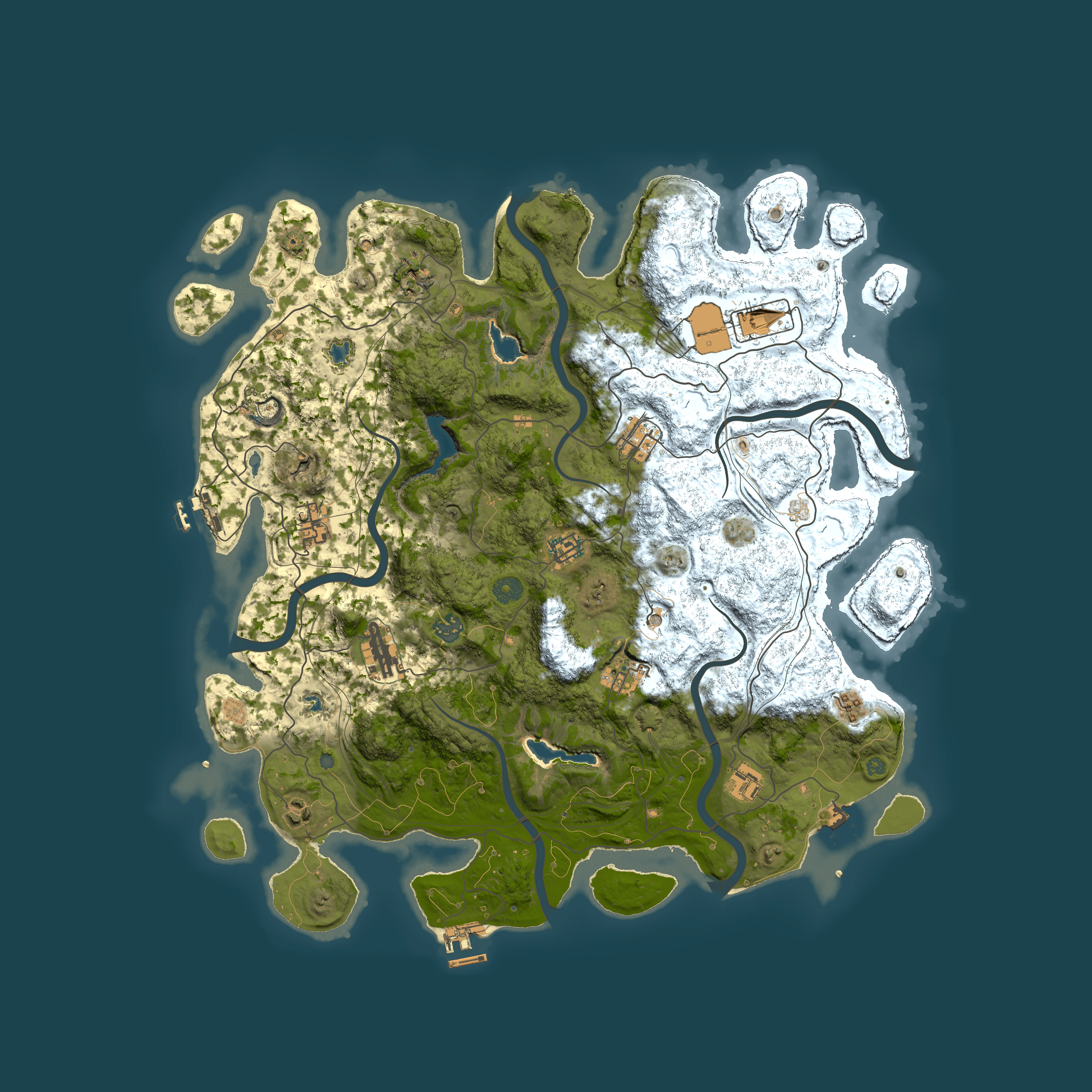 Full top-down render of Rust map seed 504251373, 4500x4500m