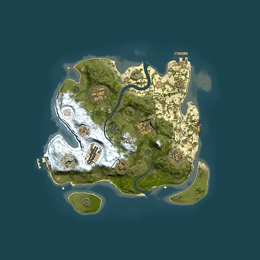 Rust map seed 669387708, 3000x3000m top-down preview