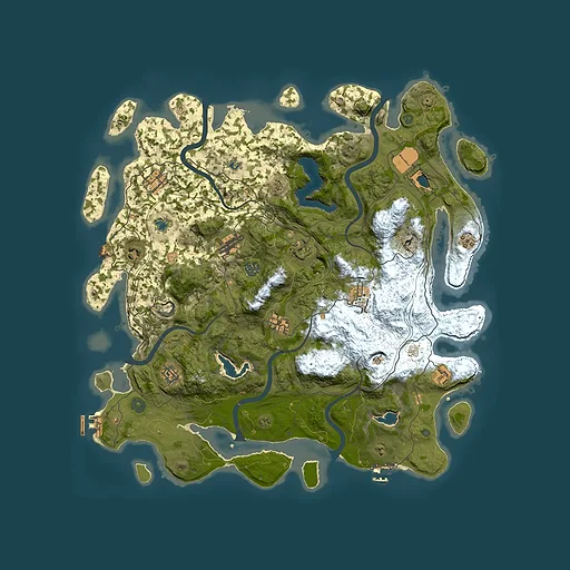 Rust map seed 547037904, 4500x4500m top-down preview