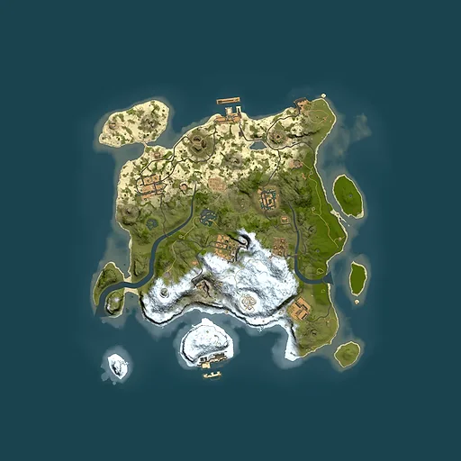 Rust map seed 1594142029, 3000x3000m top-down preview