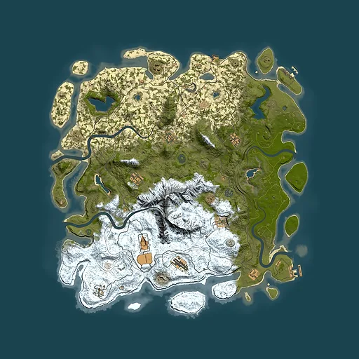 Rust map seed 1760319139, 5000x5000m top-down preview