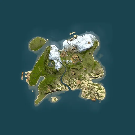 Rust map seed 1960887094, 2500x2500m top-down preview