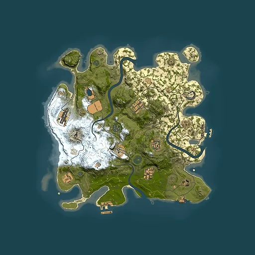 Rust map seed 1008215035, 3500x3500m top-down preview
