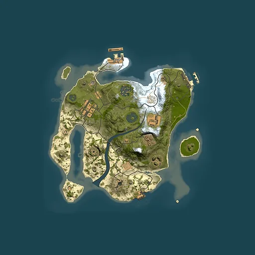 Rust map seed 529571760, 2500x2500m top-down preview