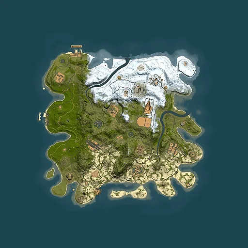 Rust map seed 771894536, 3500x3500m top-down preview