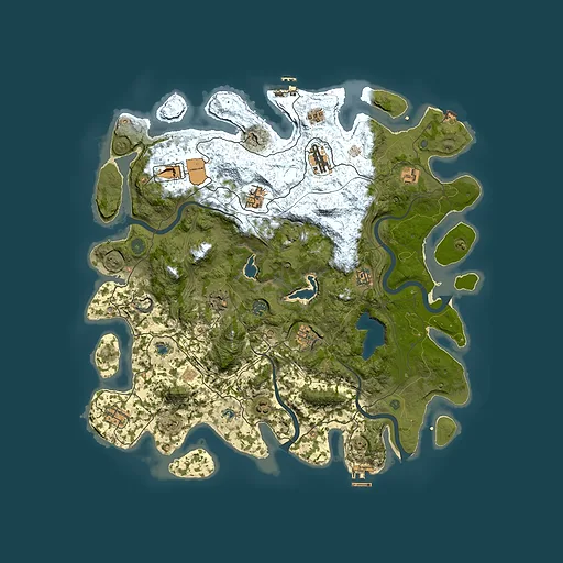 Rust map seed 1450927323, 4500x4500m top-down preview