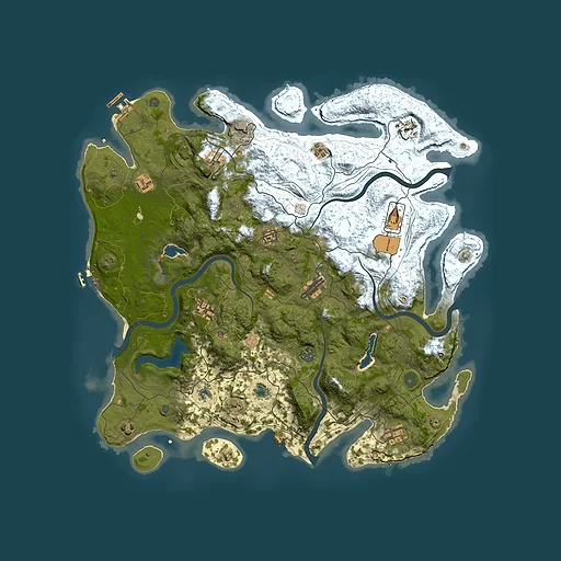 Rust map seed 551220475, 4500x4500m top-down preview