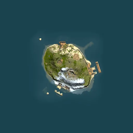 Rust map seed 308833161, 1500x1500m top-down preview