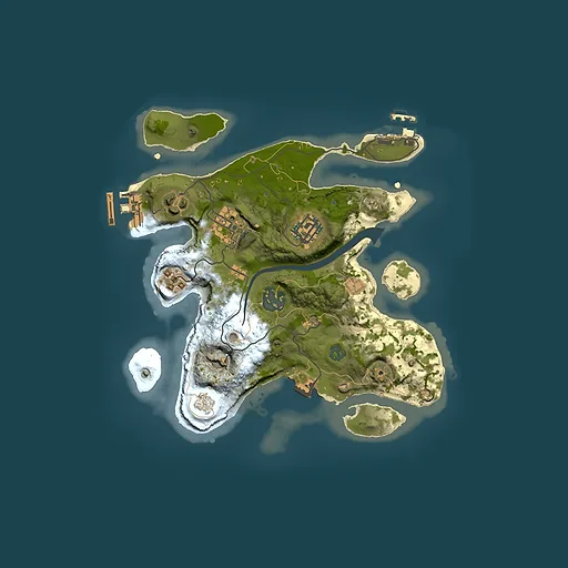Rust map seed 1049017477, 2500x2500m top-down preview