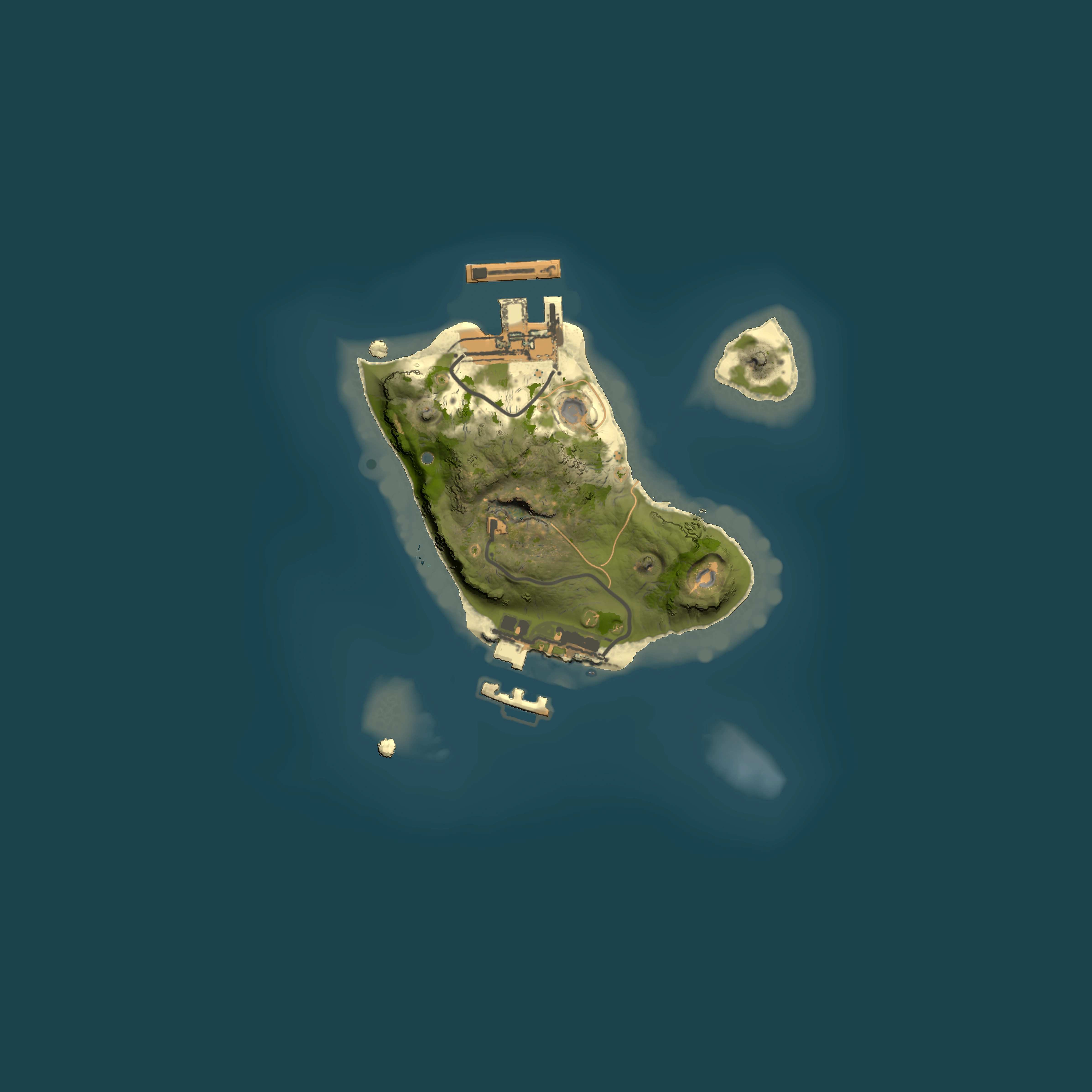 Full top-down render of Rust map seed 1926654572, 1500x1500m