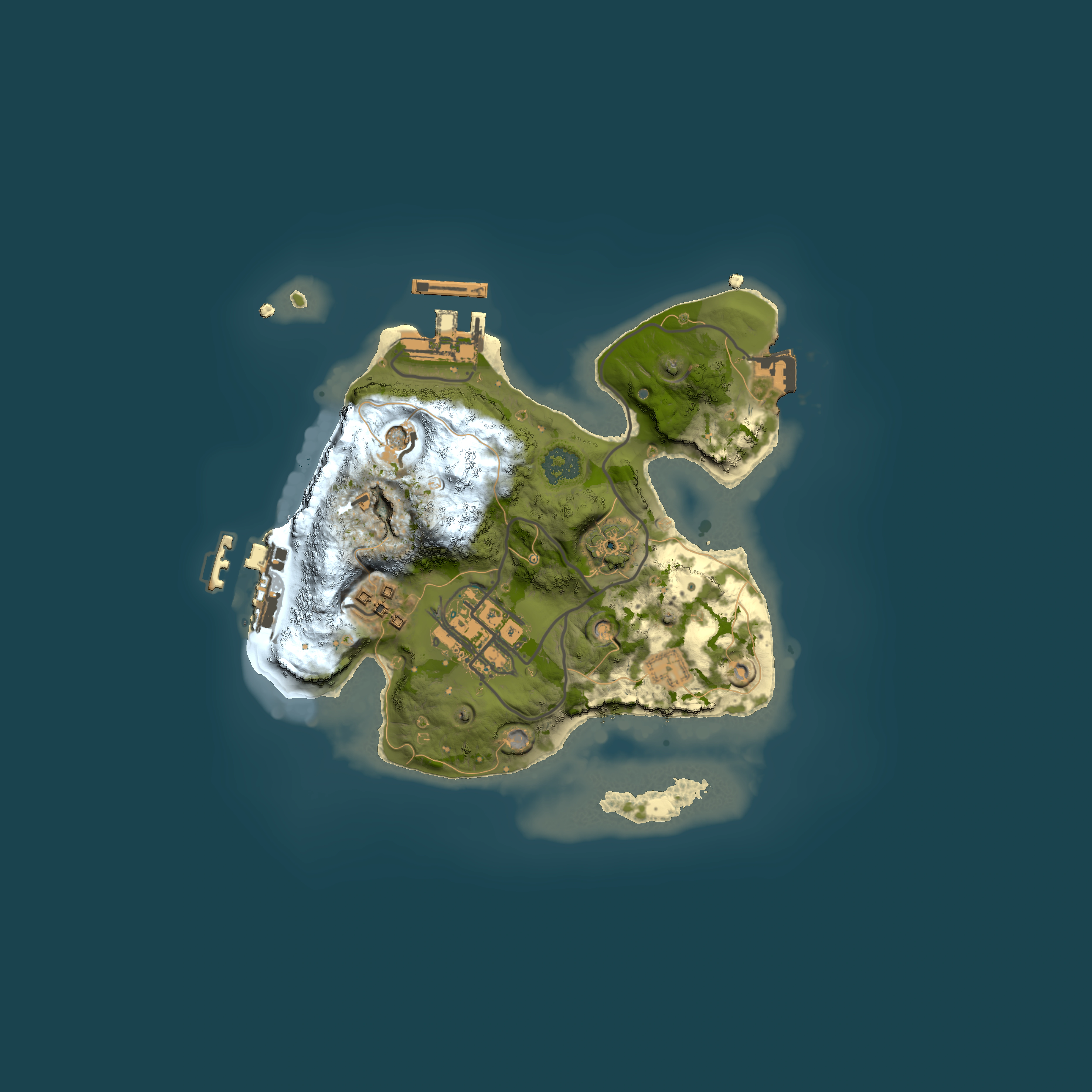 Full top-down render of Rust map seed 516253286, 2000x2000m