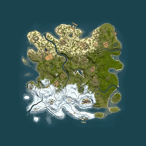Rust map seed 522674274, 4000x4000m top-down preview