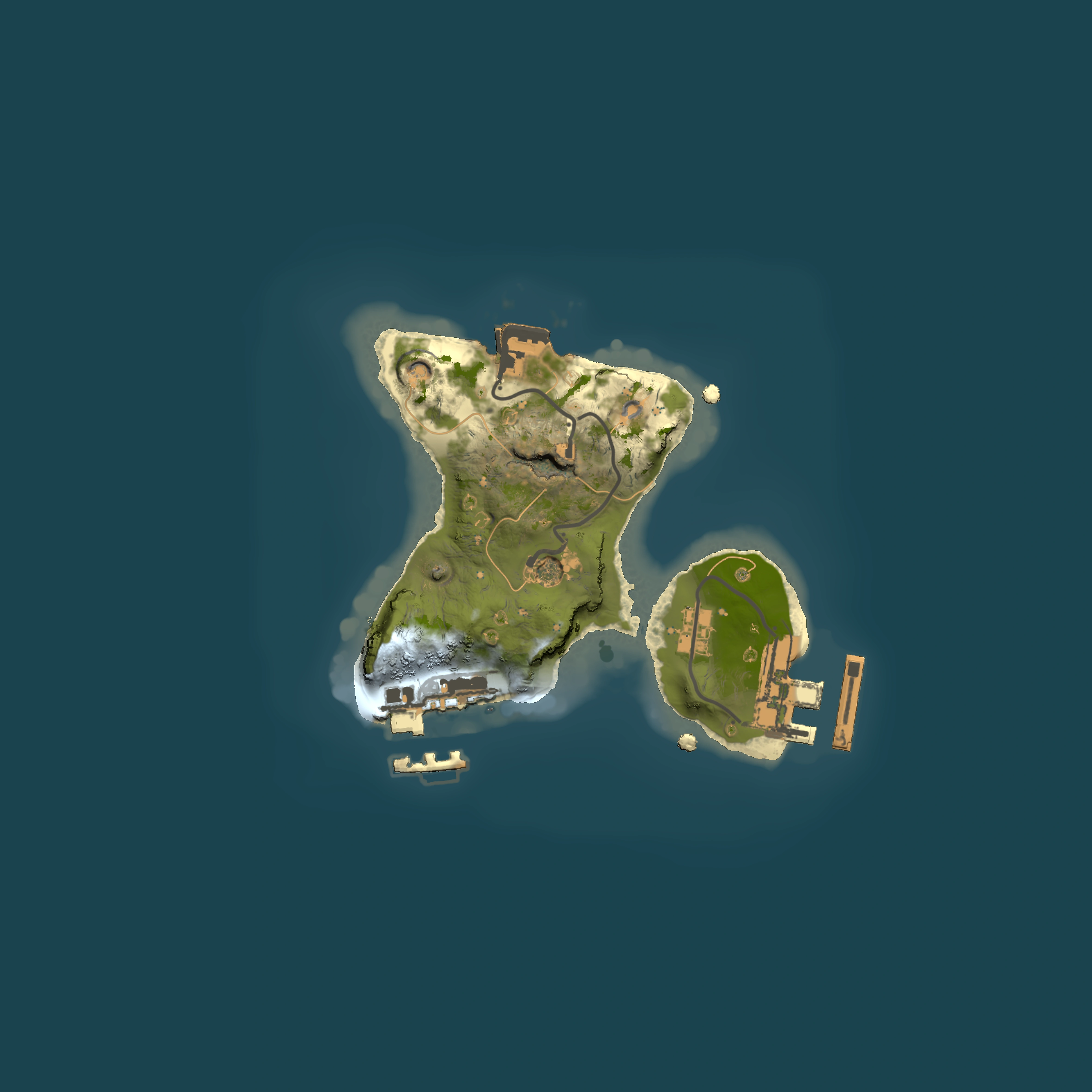 Full top-down render of Rust map seed 465347134, 1500x1500m