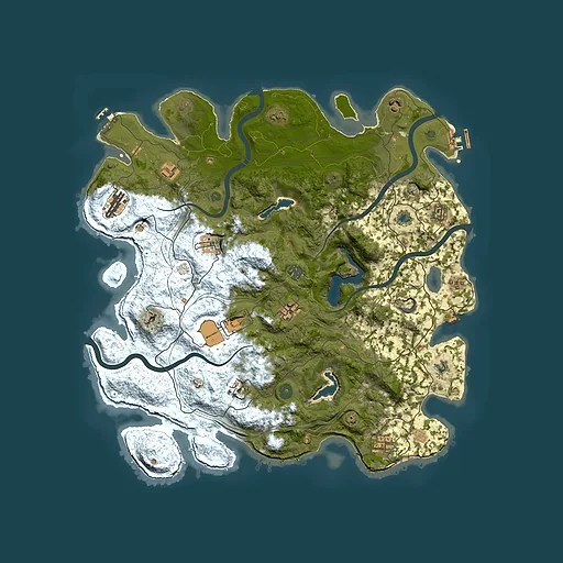 Rust map seed 1877331596, 4500x4500m top-down preview