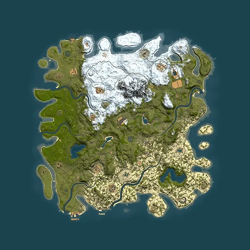 Rust map seed 527423797, 5000x5000m top-down preview