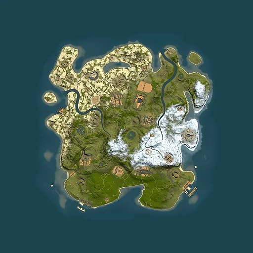 Rust map seed 1793306324, 3500x3500m top-down preview