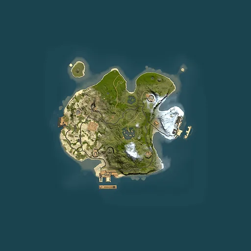Rust map seed 833295789, 2000x2000m top-down preview