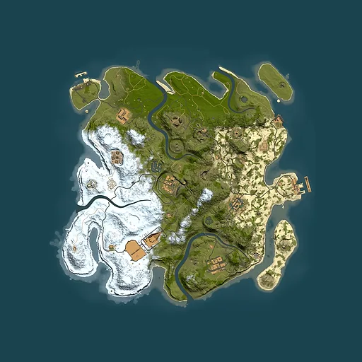 Rust map seed 796974709, 3500x3500m top-down preview
