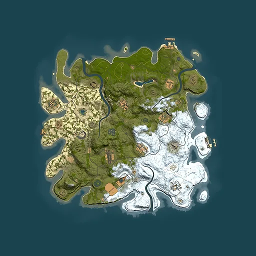 Rust map seed 632276711, 4000x4000m top-down preview