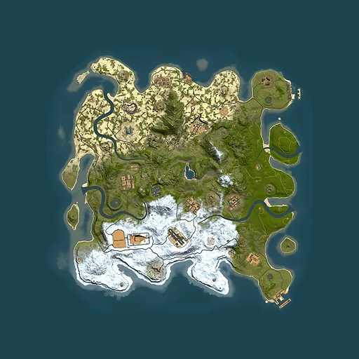 Rust map seed 1775640520, 4000x4000m top-down preview