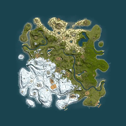 Rust map seed 1335747032, 4500x4500m top-down preview