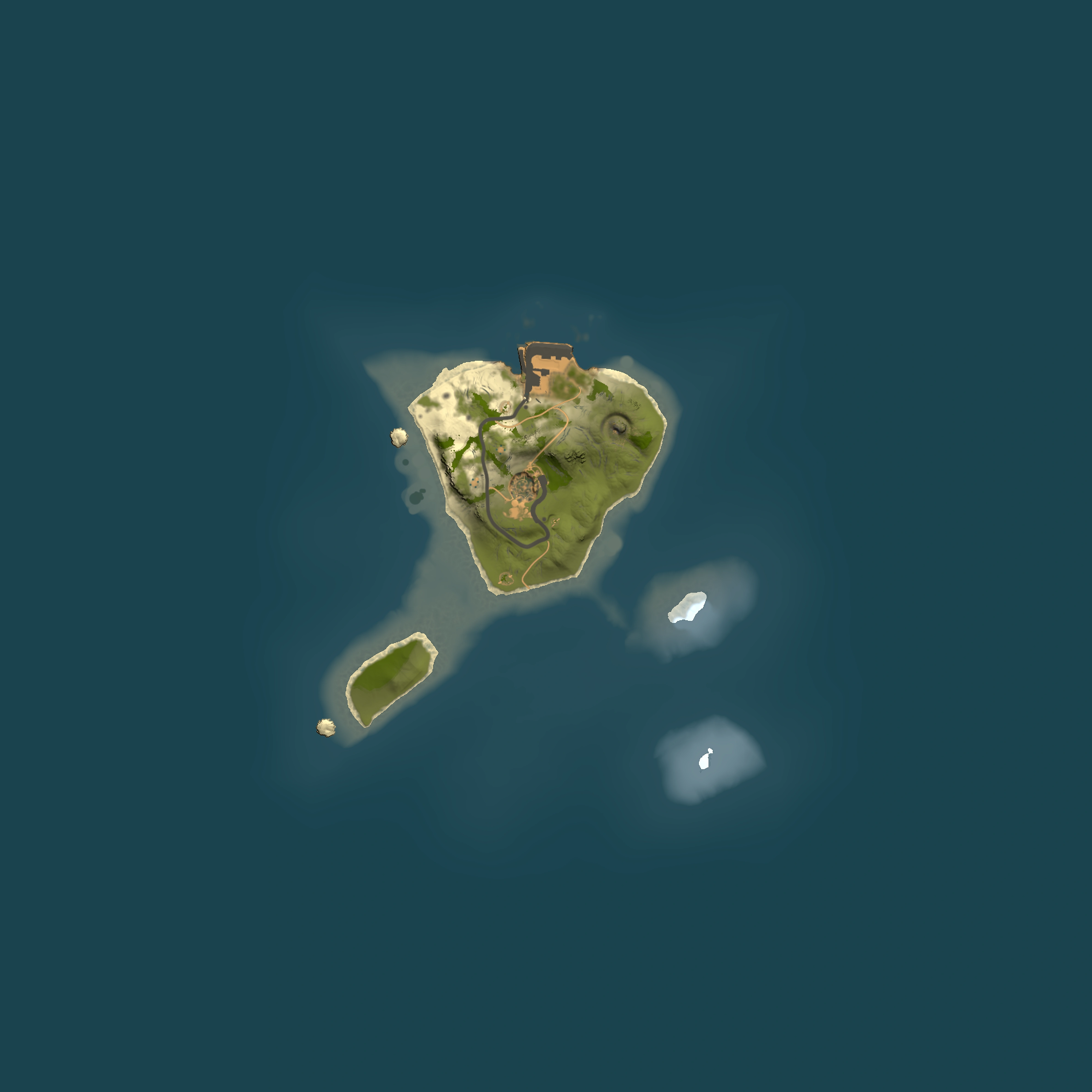 Full top-down render of Rust map seed 258985529, 1500x1500m