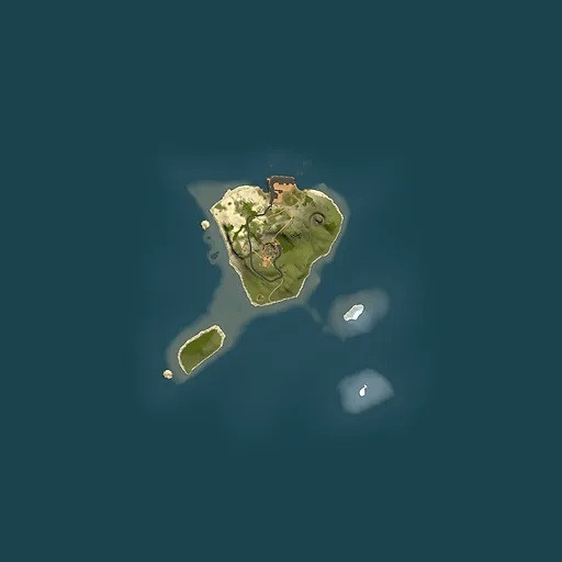 Rust map seed 258985529, 1500x1500m top-down preview