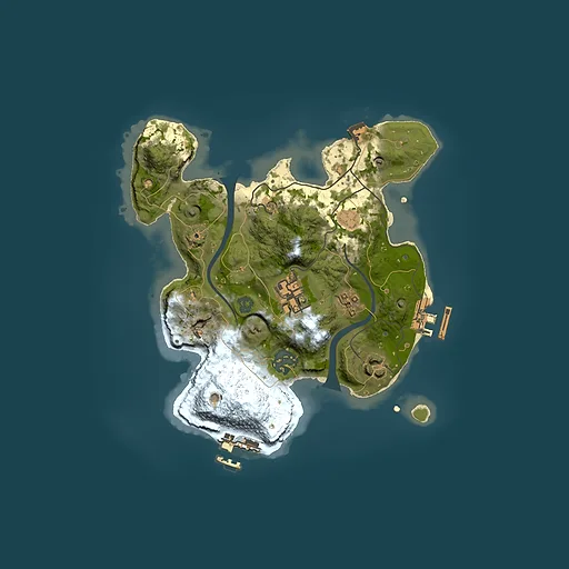 Rust map seed 1842580797, 2500x2500m top-down preview
