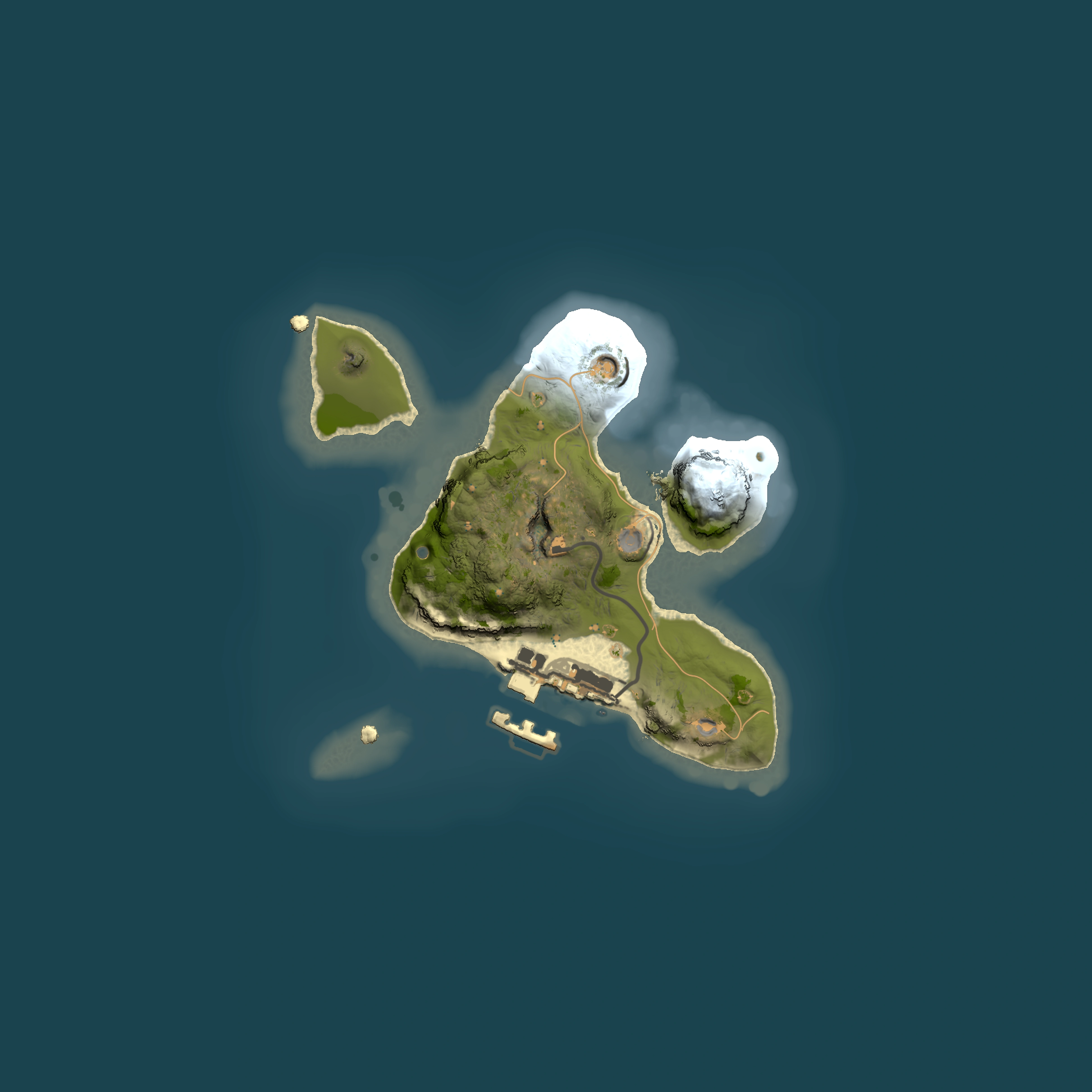 Full top-down render of Rust map seed 346545192, 1500x1500m
