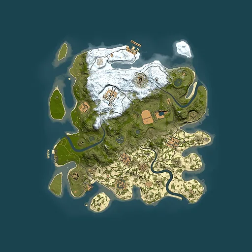 Rust map seed 1792824139, 3500x3500m top-down preview