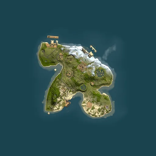 Rust map seed 7557320, 2000x2000m top-down preview