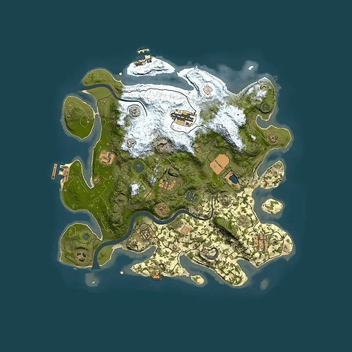 Rust map seed 770480711, 3500x3500m top-down preview