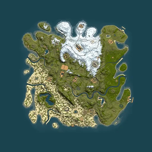 Rust map seed 1808476247, 4500x4500m top-down preview