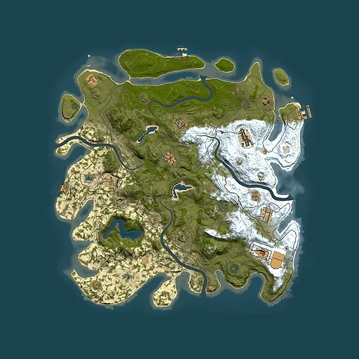 Rust map seed 1566237044, 4500x4500m top-down preview